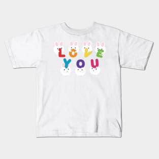 Bunnies Love You Kids T-Shirt